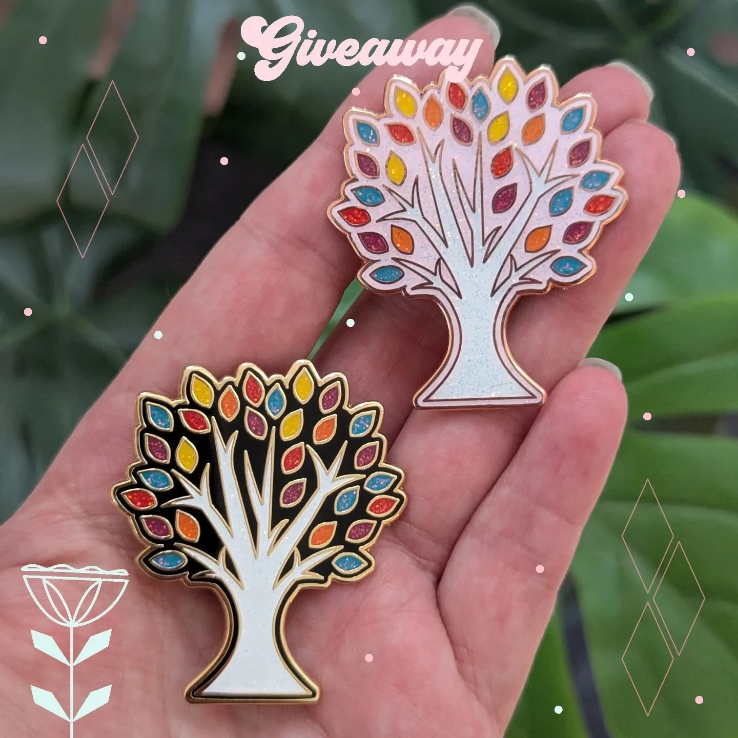 I'm giving away my new glittery tree pin! 

✨ Here's how to enter! 
💖Follow my account!
💖Comment with your favorite tree or you can comment on what the tree symbolizes for you! 
💖Share this post to your story

I'll be picking two winners again! 

