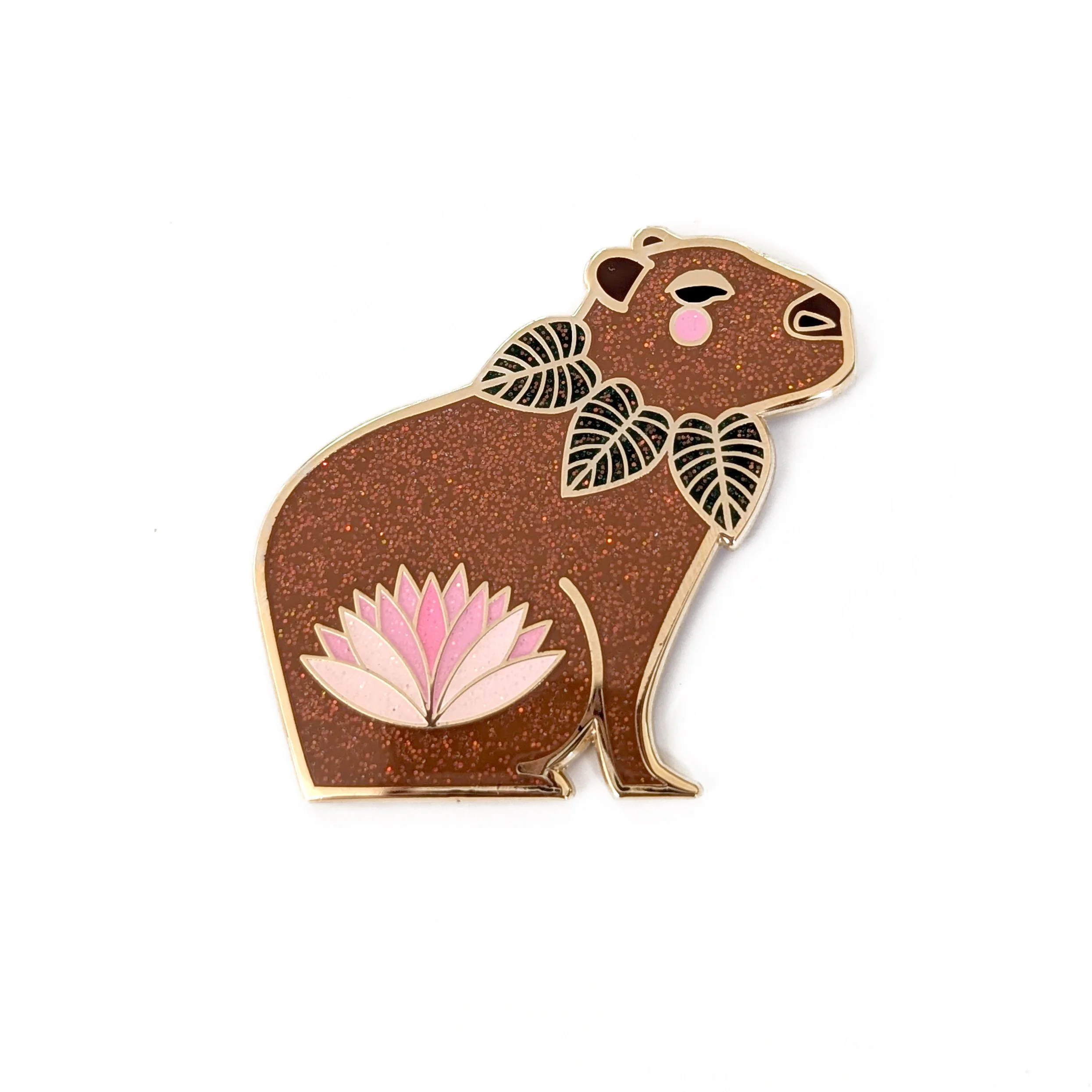 Capybara Hard Enamel Pin (LARGE)