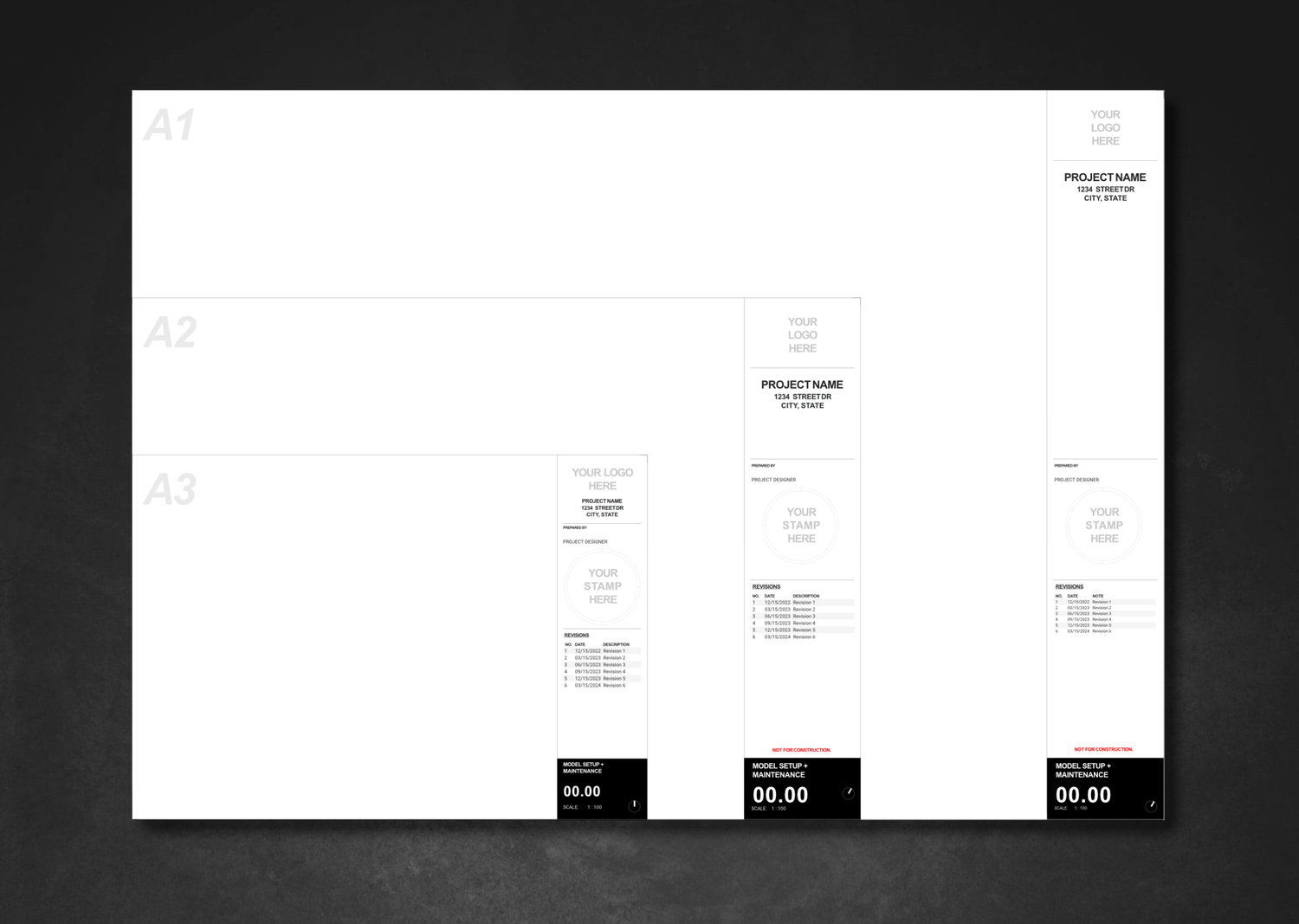 Revit Title Block Kit Studio Bahri