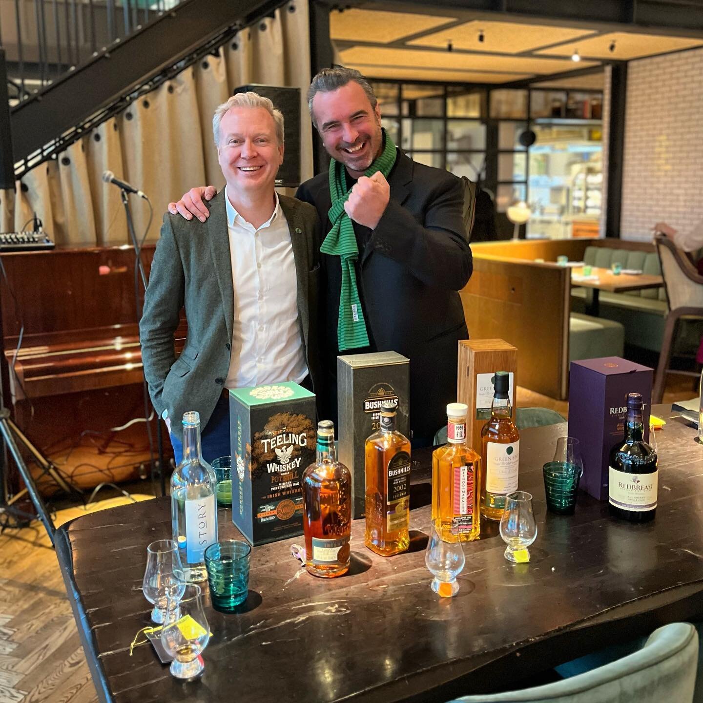 The Single malt shop superior Irish Whiskey tasting for St Patrick&rsquo;s Day with a couple of legends ☘️ 

www.thesinglemaltshop.com