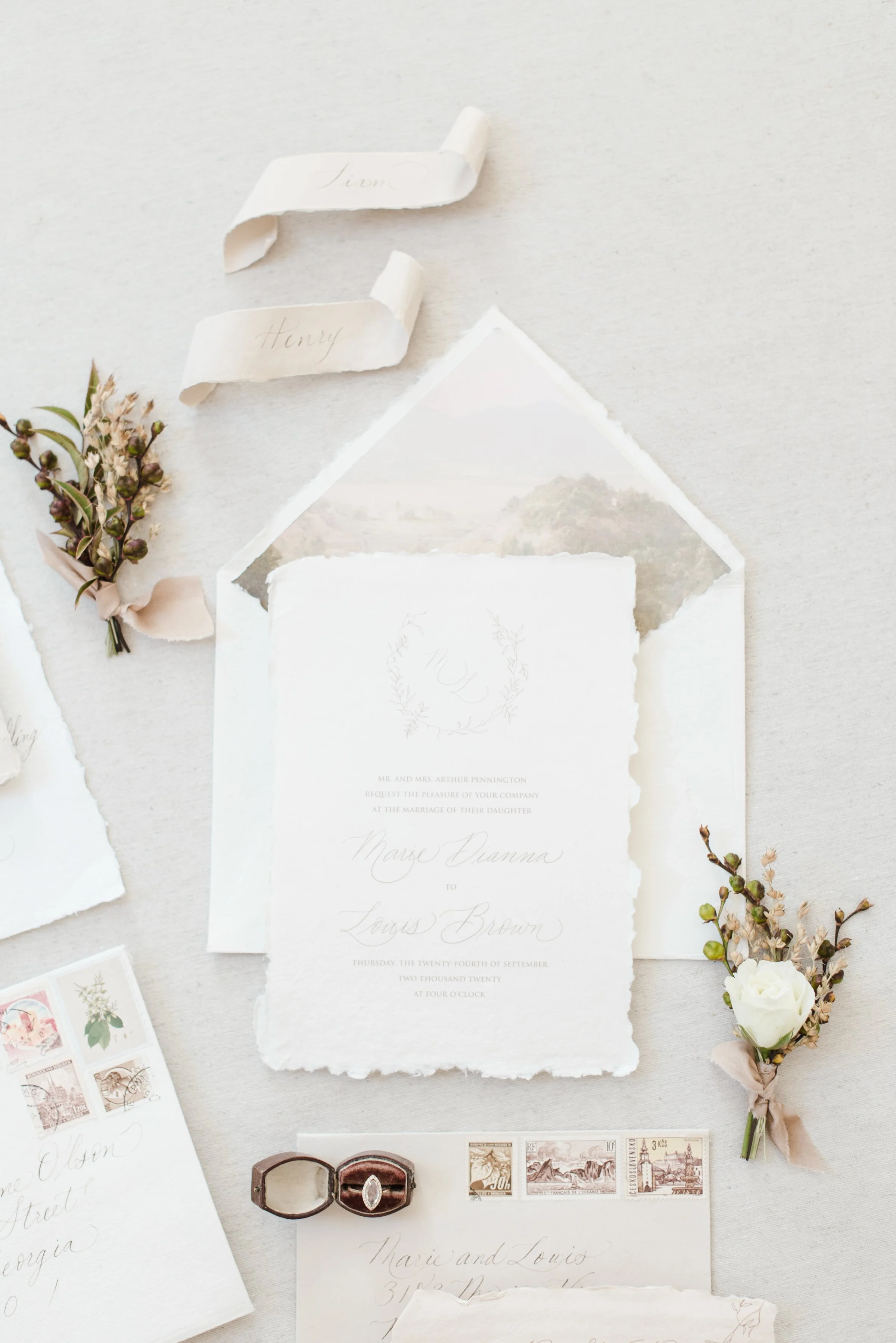 Wedding stationery suite