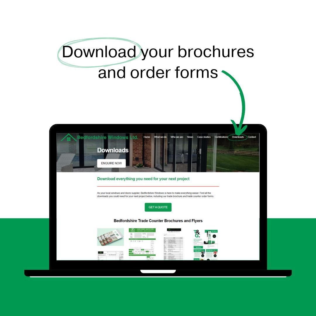 We&rsquo;ve made downloading our brochures and order forms easier!

Find all the documents you need for your next project on one page, just click the link in our bio 🔗

#BedfordshireWindows #BedfordshireTradeSupplier #Downloads #BrochureDownloads #T