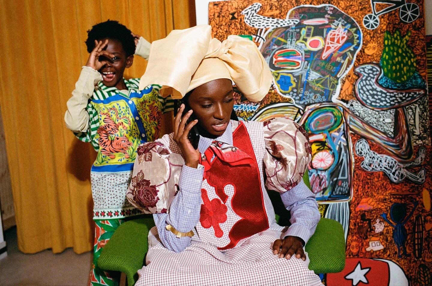 @mouslykb et @seedatking for @milk_magazine at @farahgorayeb .Style DA @heleneredolfi . Shot by me ❤️&zwj;🔥.