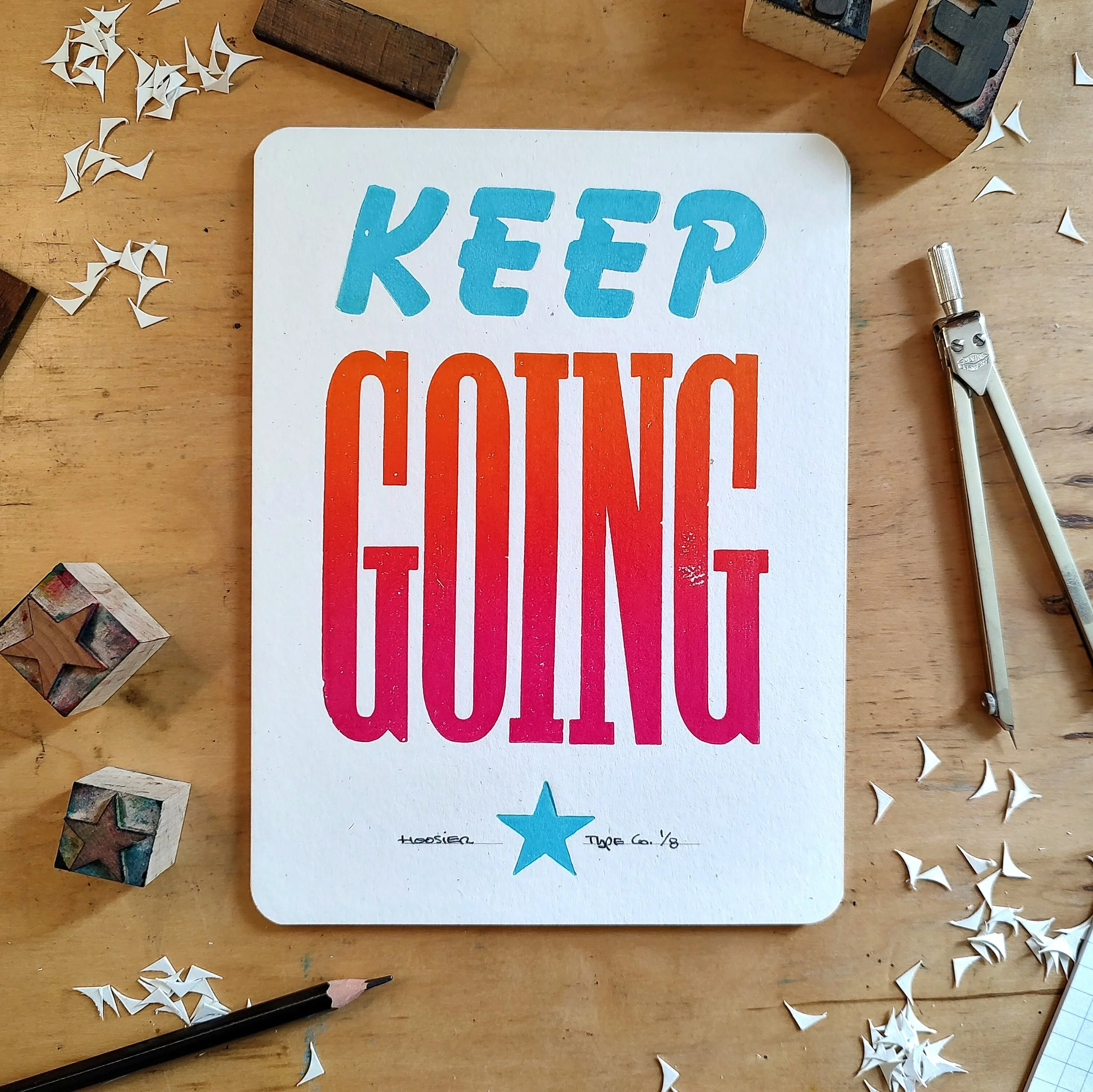 Keep Going, 4 colorways