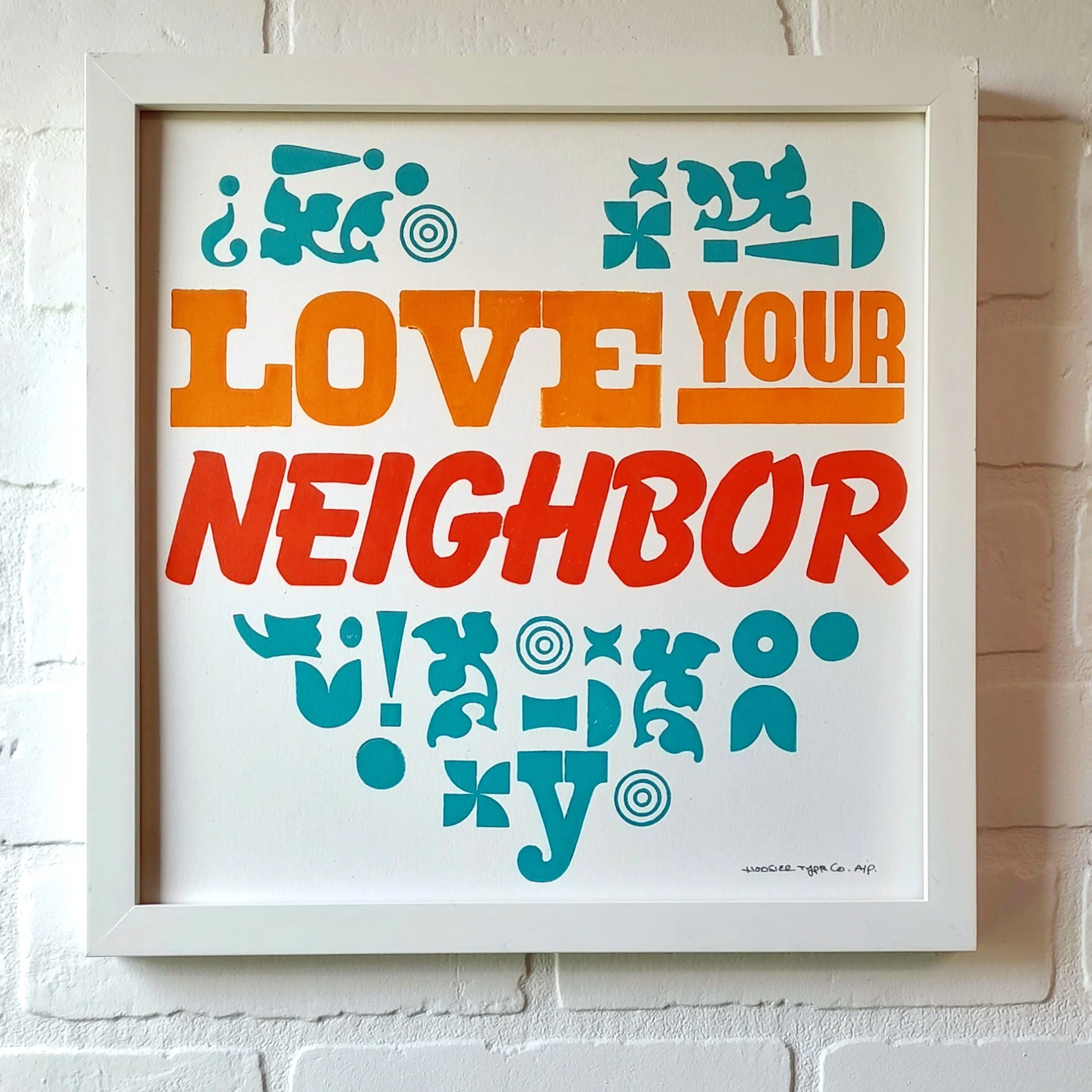 Love Your Neighbor Heart