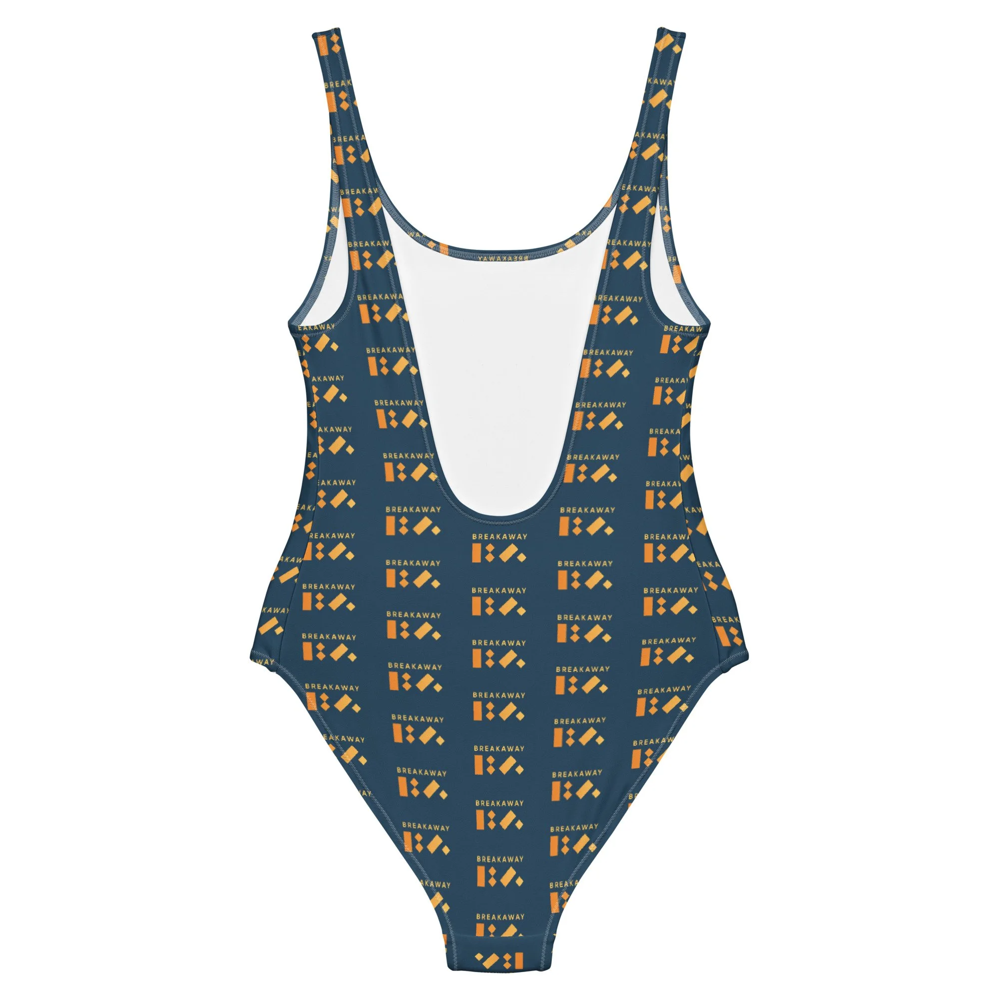 Navy BA Logo Swimsuit