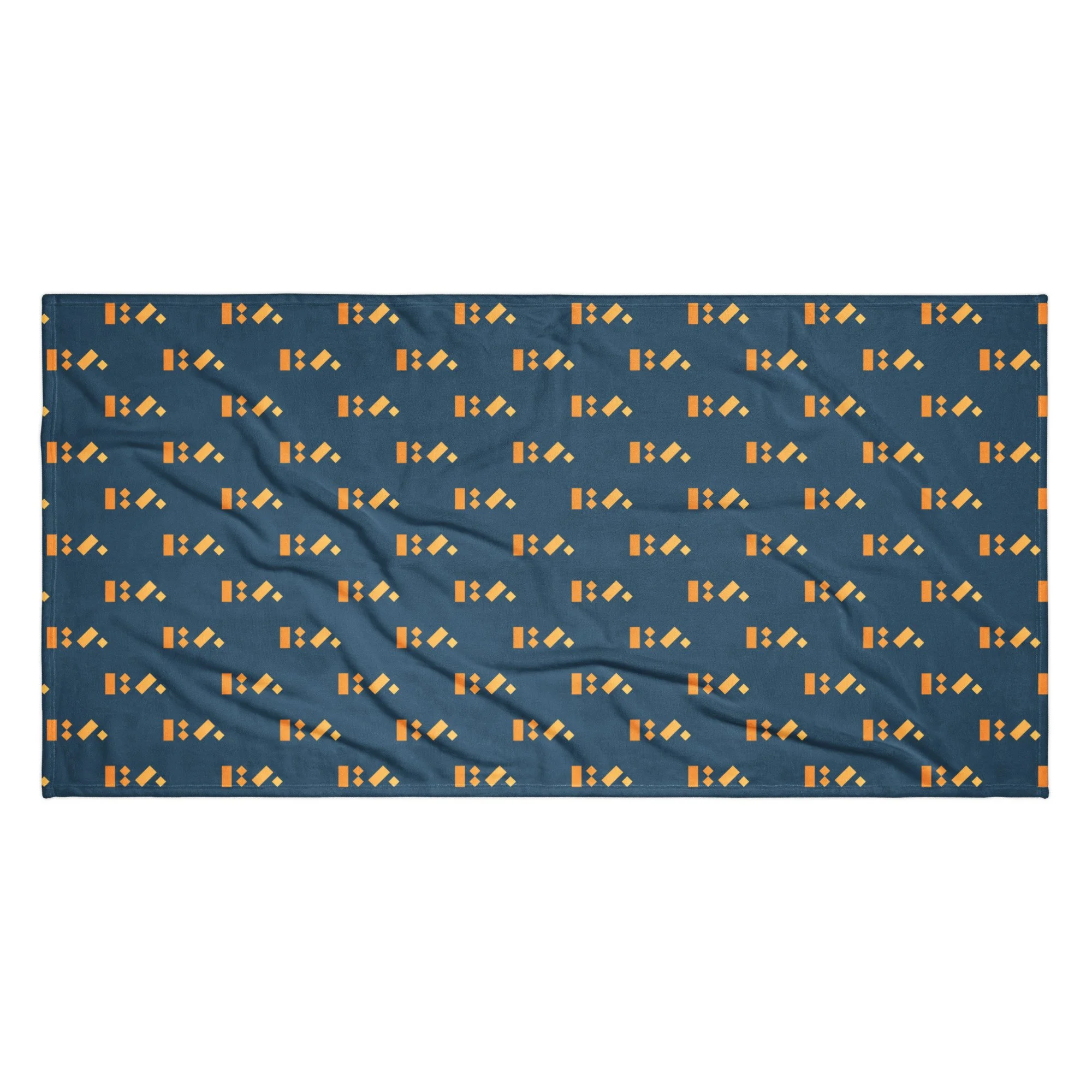 Navy/Orange BA Logo Towel