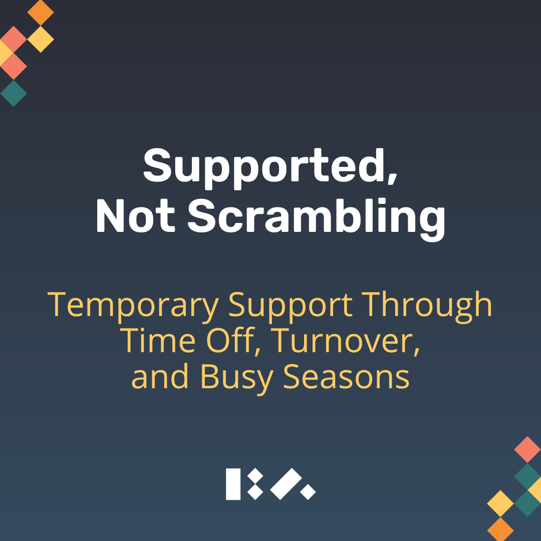 Supported, Not Scrambling
