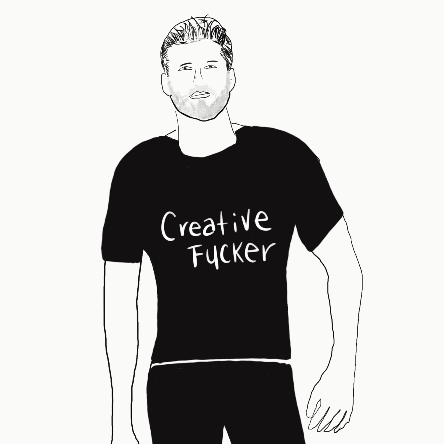 R Laboratorium stykke Creative Fucker T-shirt by 787 Coffee — 787 Coffee