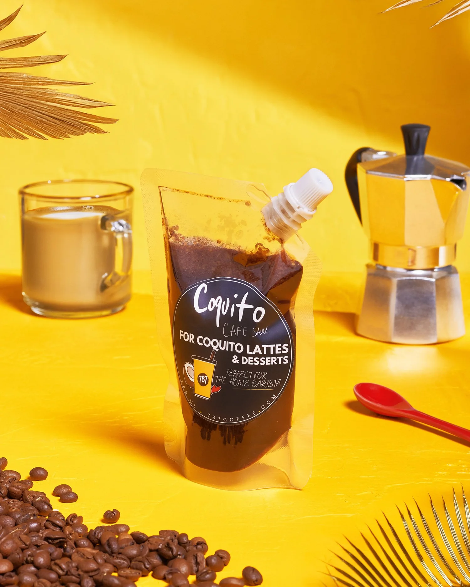 Coquito Latte Sauce - Made for home Baristas & for Baking l