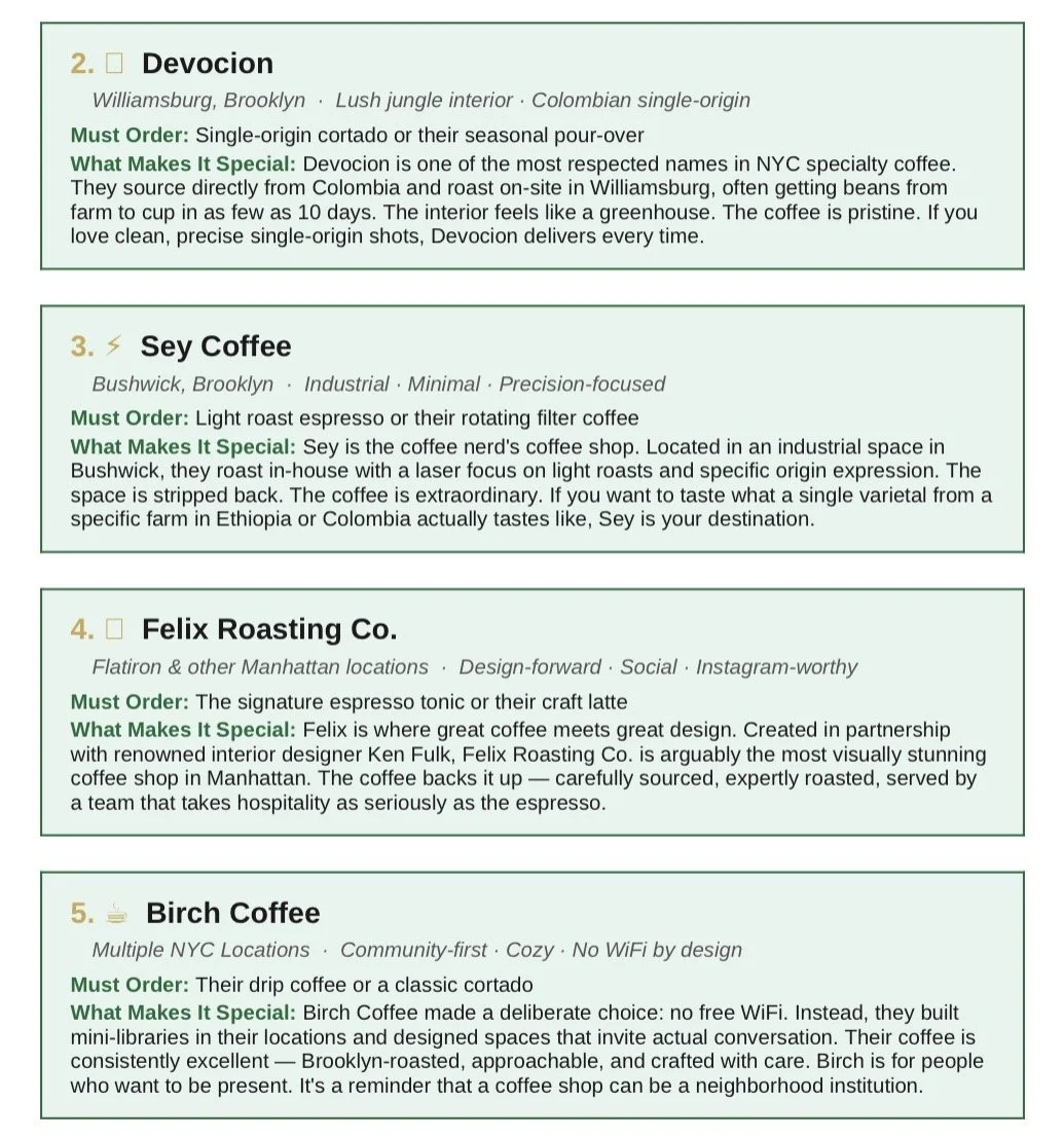 787 coffee best coffee shop in NYC