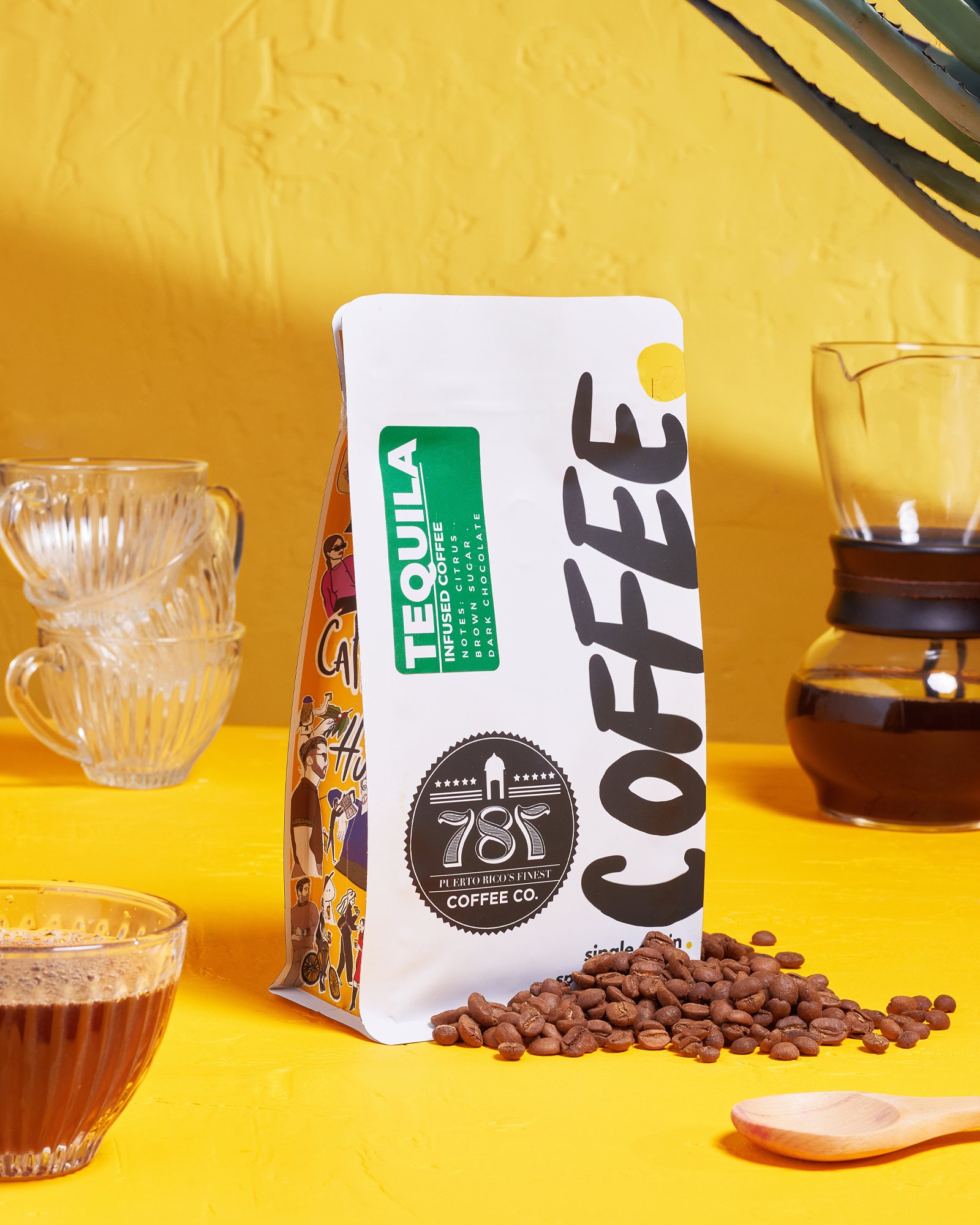 Tequila Infused Coffee Beans- 787 Coffee