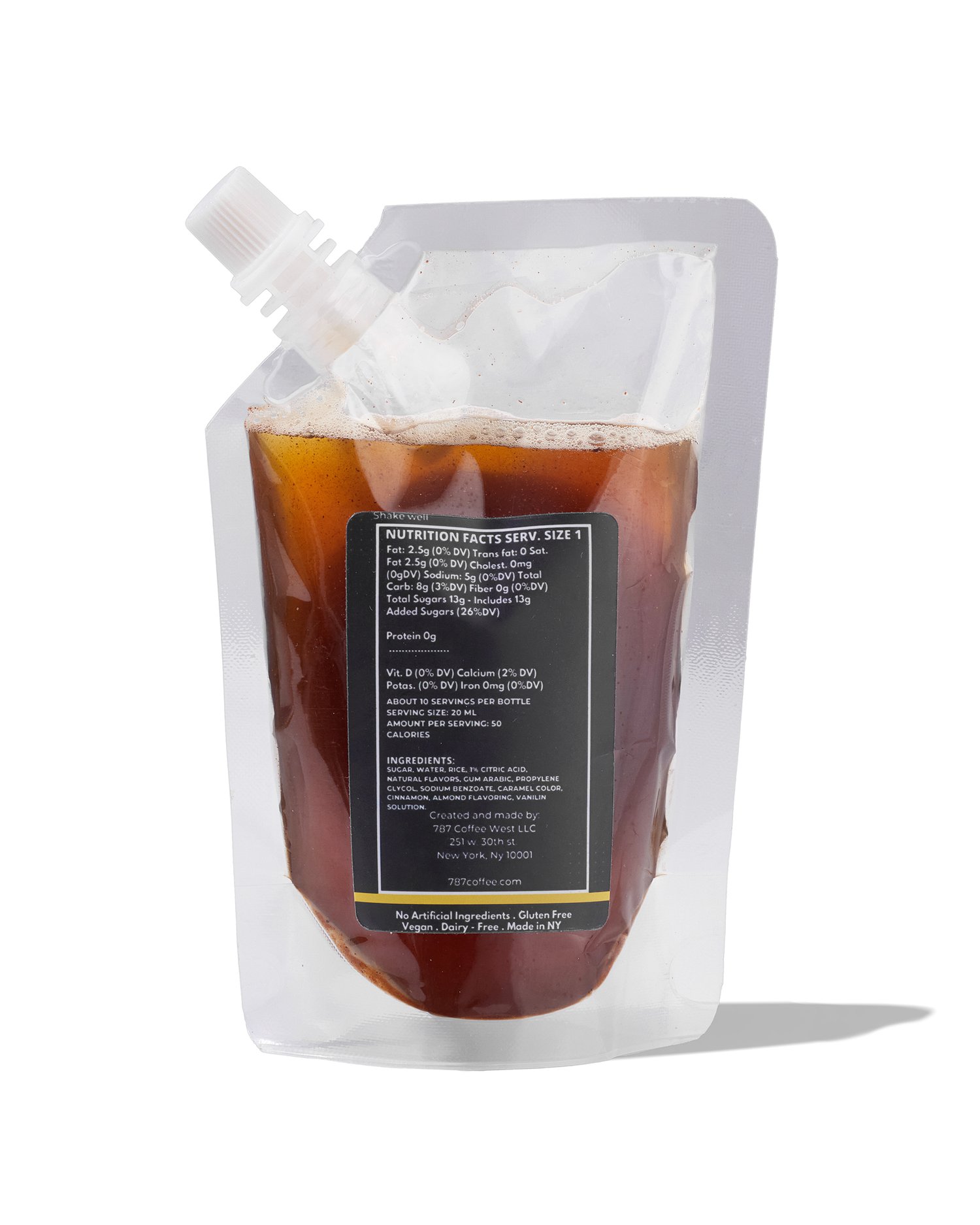 787 coffee's homemade sauce Tres Leches sauce, treat yourself to the indulgent, sweet and creamy flavor crafted in NYC