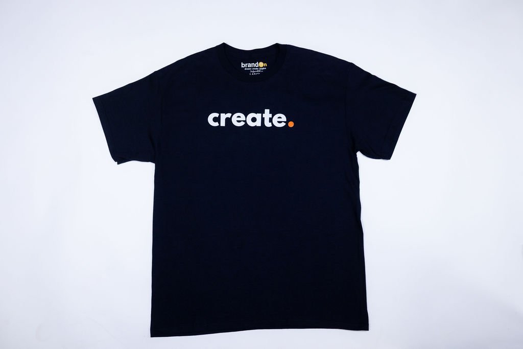 create. t-shirt with white background