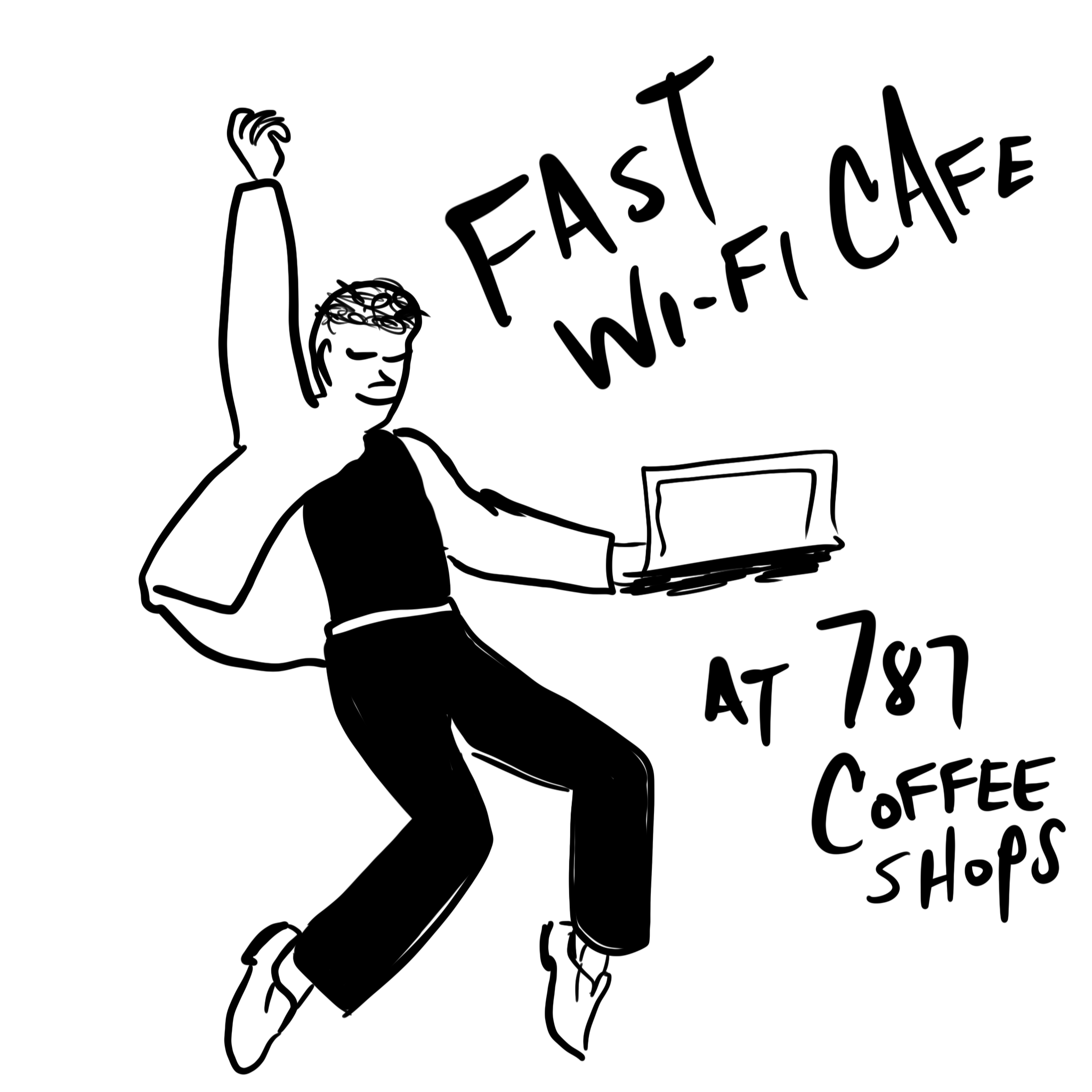 fast wifi cafe at 787 coffee shops