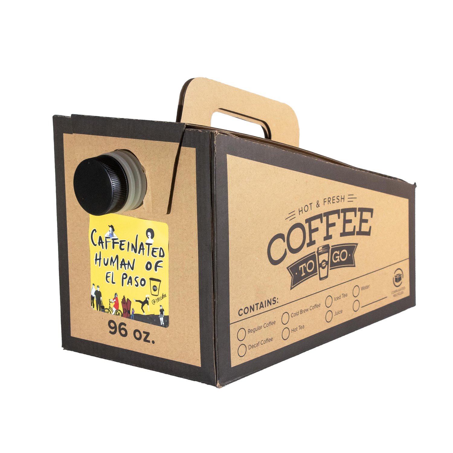 Coffee Box- 787 Coffee Catering single with white background