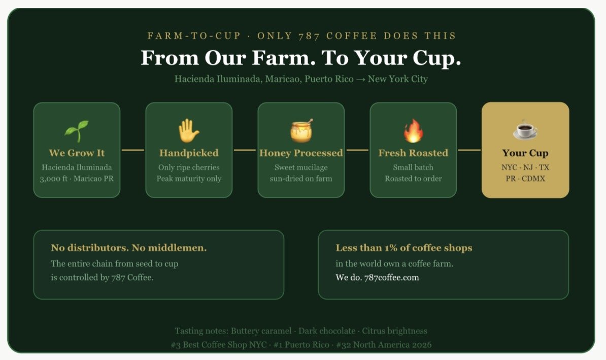 787 Coffee One Bag One Tree Micro Lot 2026 Hacienda Iluminada Maricao Puerto Rico sustainability