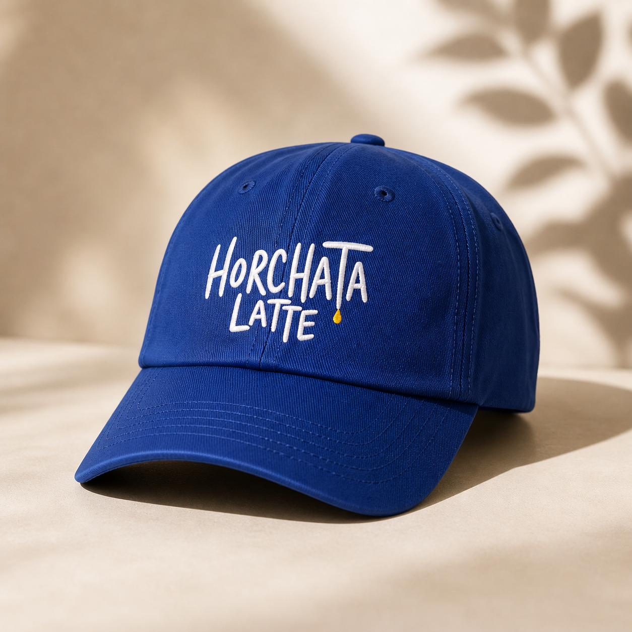 Blue Horchata Latte Embroidered Hat | 787 Coffee l Coffee hat