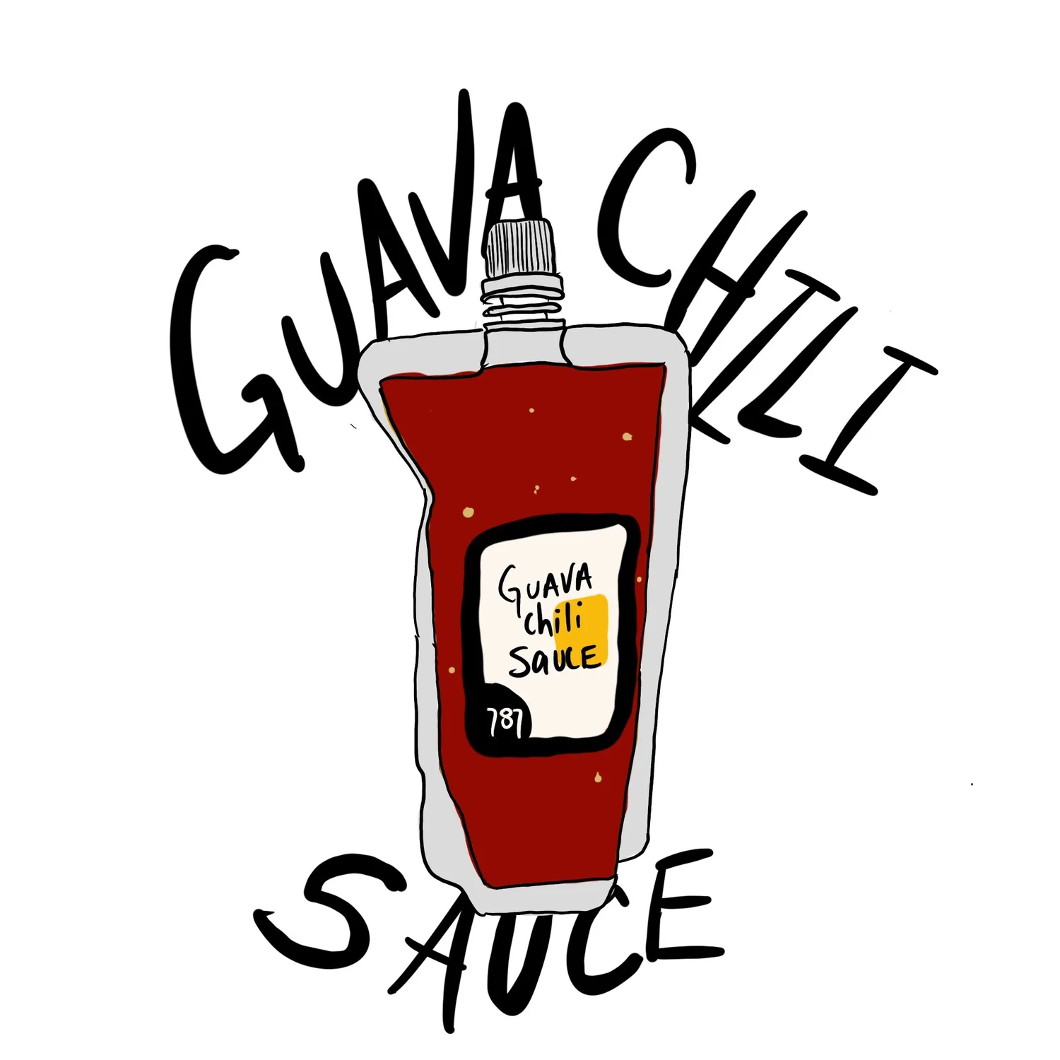 787 Coffee's Artisan Guava Chili Sauce: Sweet & Spicy Caribbean