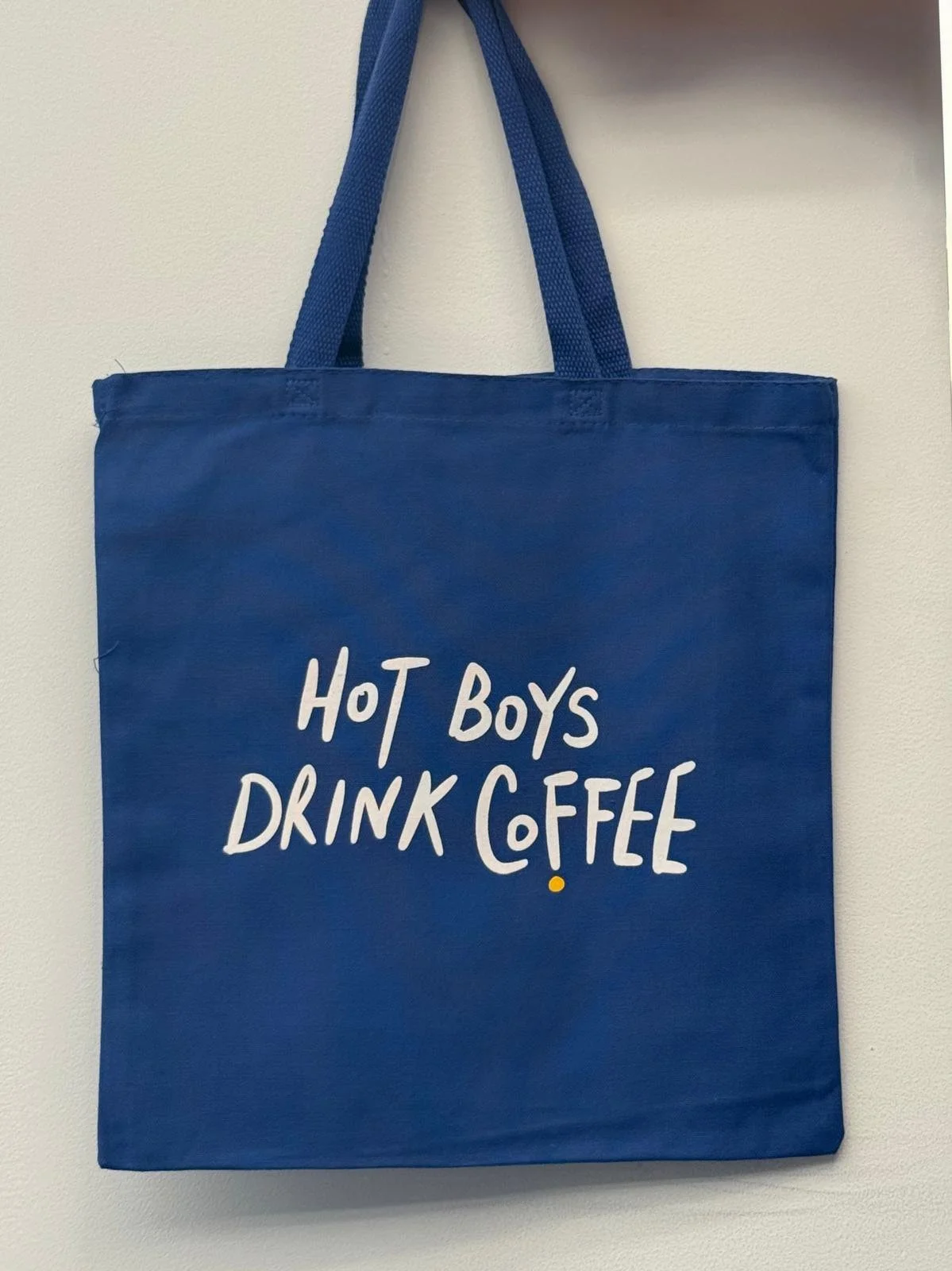 Hot Boys Drink Coffee — 787 Coffee Tote  Bag | Cobalt Blue | Limited Edition 2026