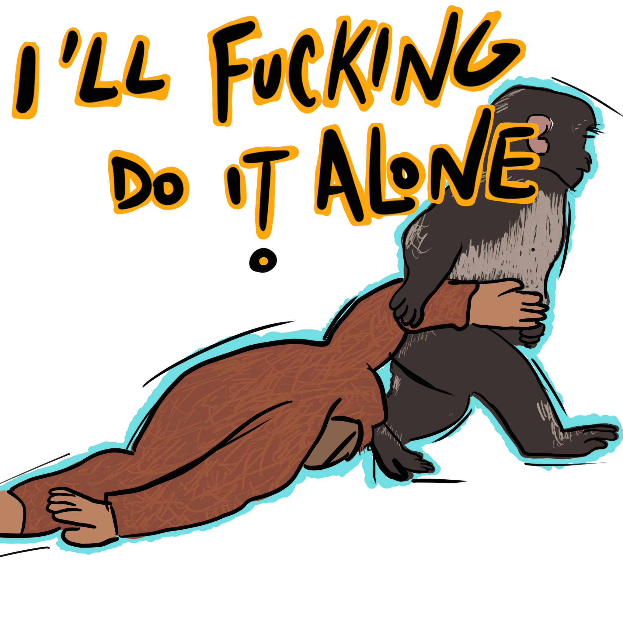 Punch the monkey sticker at 787 coffee best coffee.png