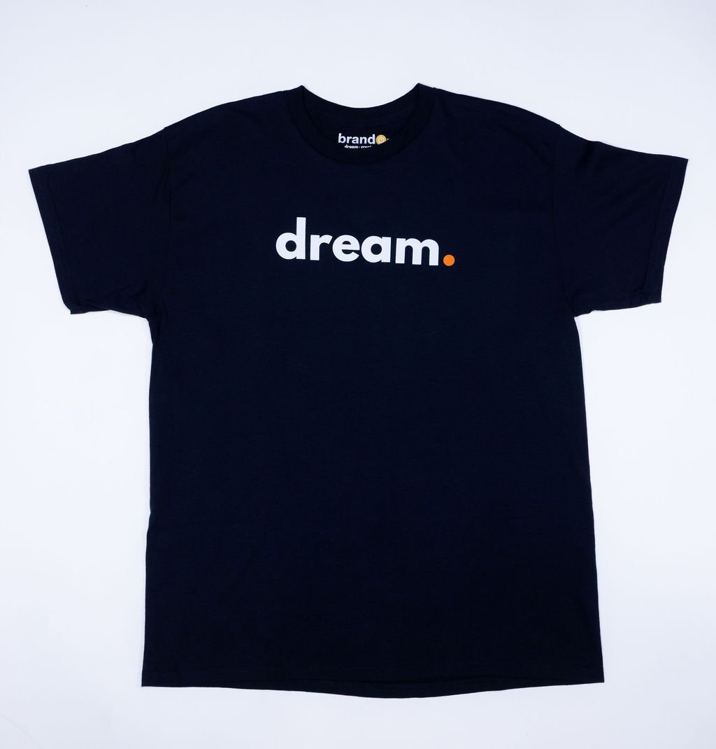 dream. t shirt with white background