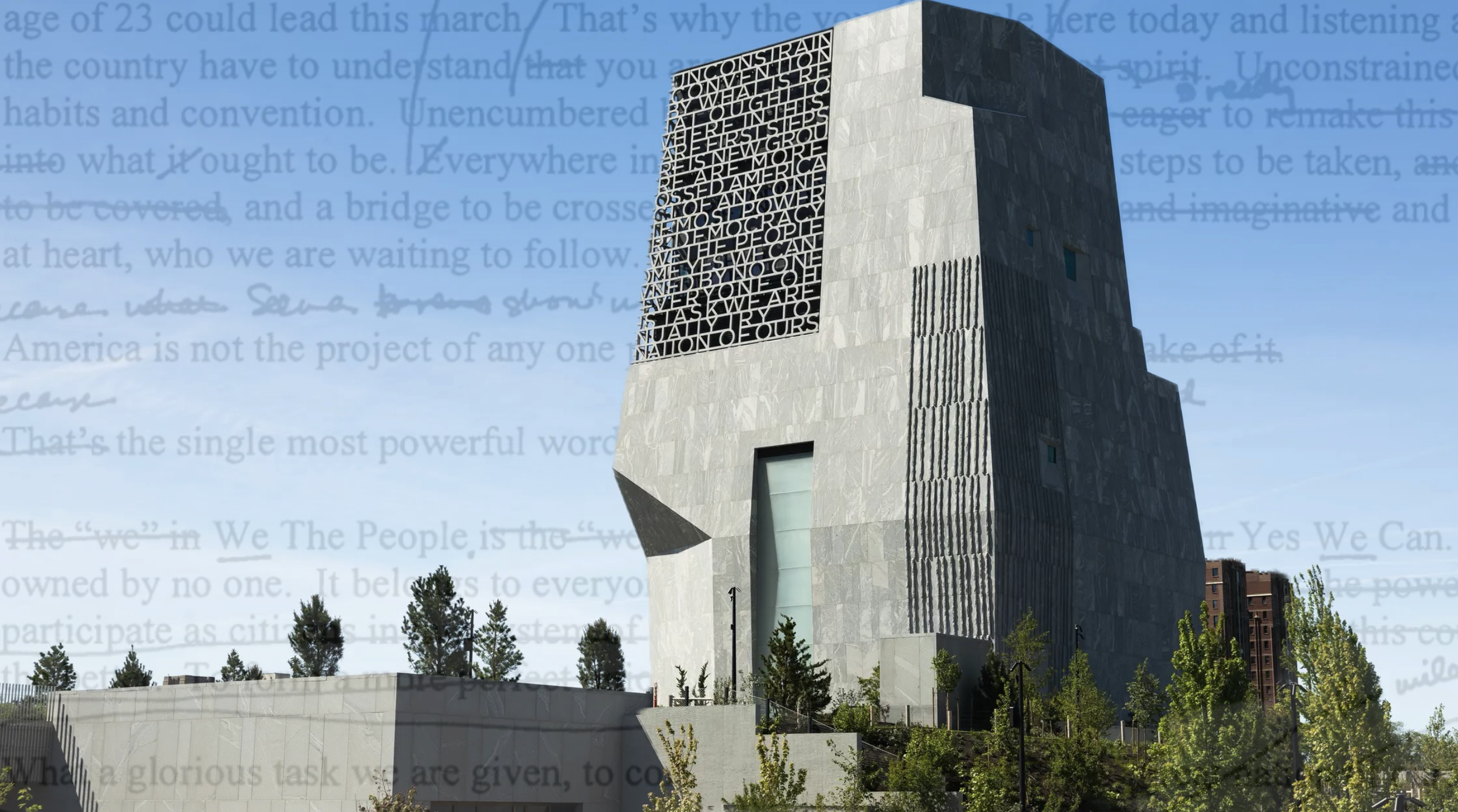 from blank page to permanent building