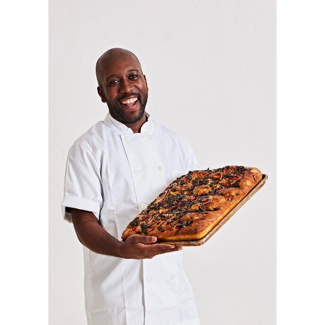 Celebrating Focaccia Friday with the one and only Chef Raj! 🥳 🌟