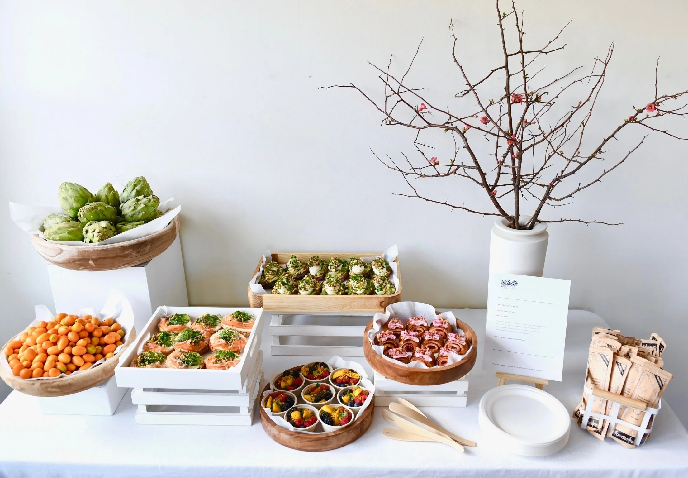 CORPORATE CATERING OPTIONS FOR SPRING