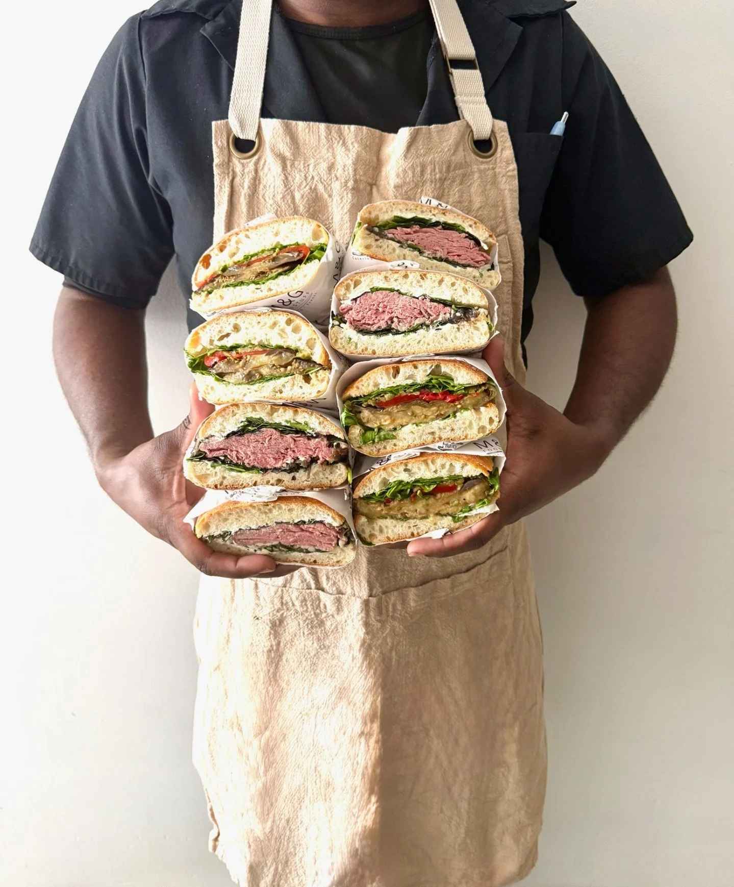 Our sandwiches don&rsquo;t play small. Big flavor, proper fillings, and bread that actually does the job.
Office lunches, upgraded. 🥪✨