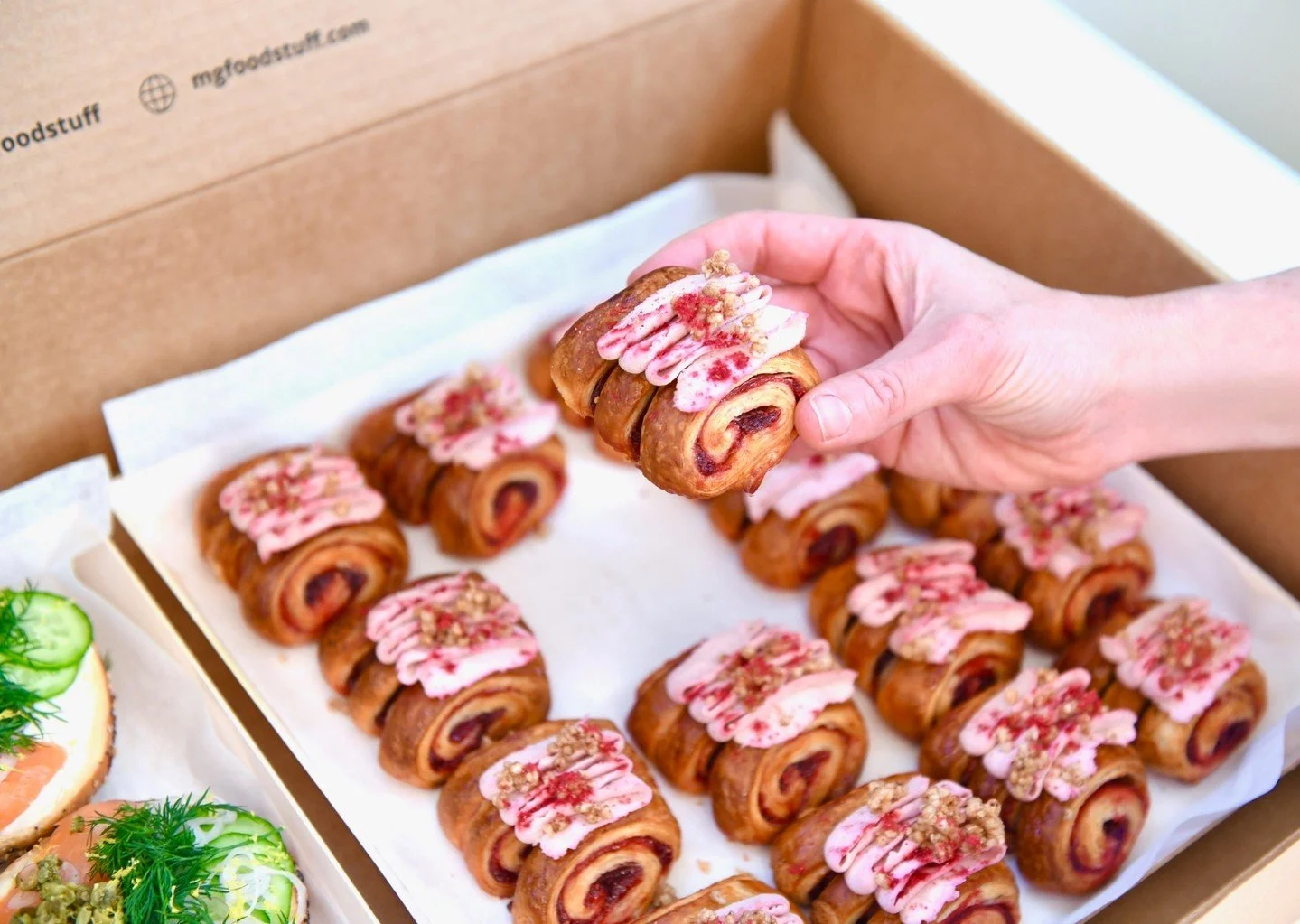 Spring is coming, we can feel it! And that means our mini raspberry bear claws are going to be back on the menu 😱🥐