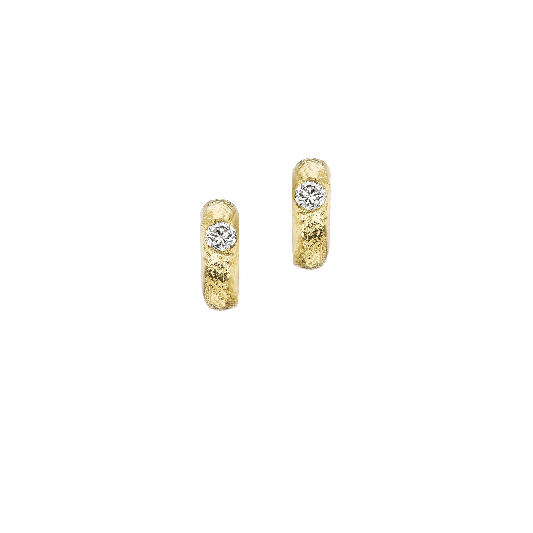 The Classic Diamond Hoops