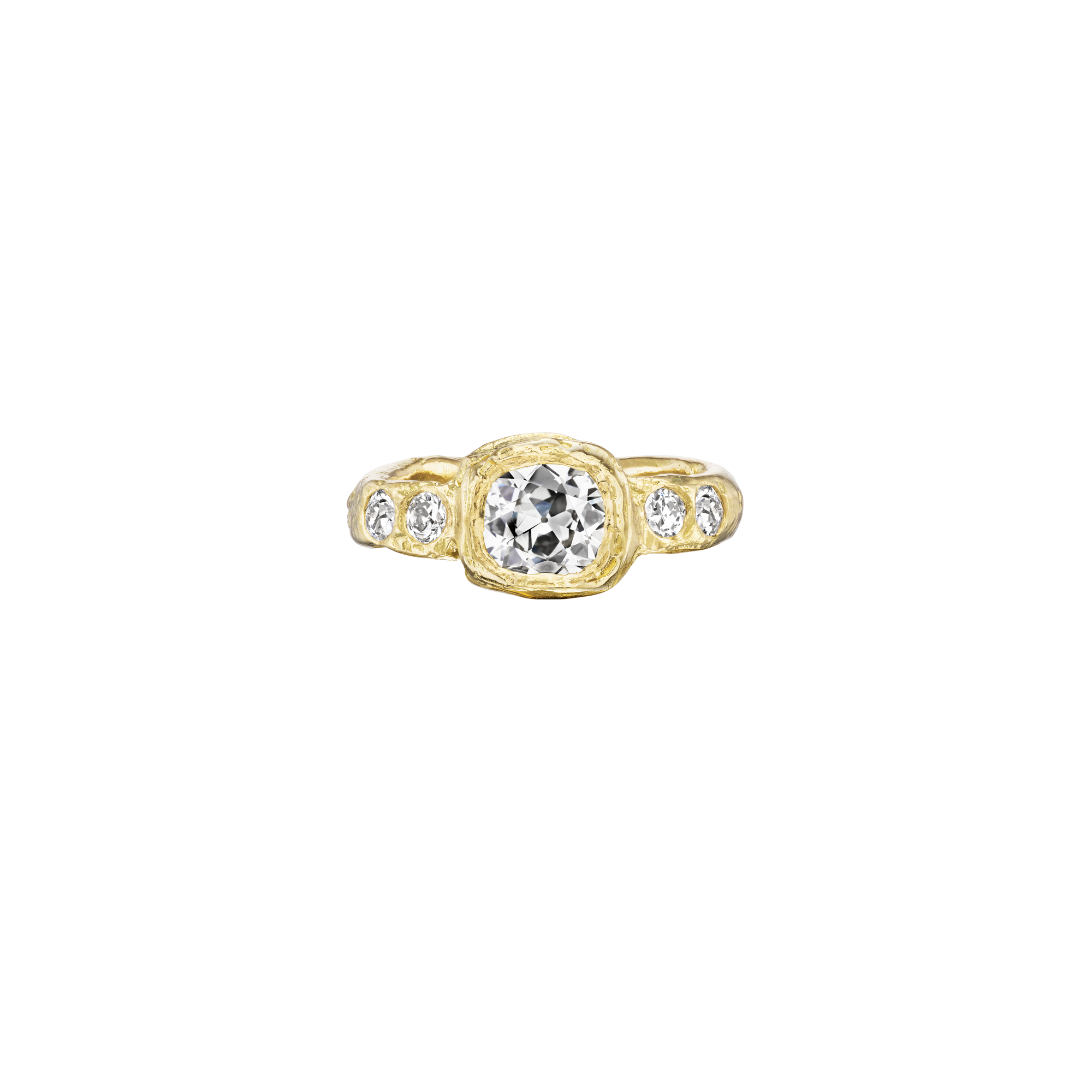 Old Mine Diamond Amplexus Ring