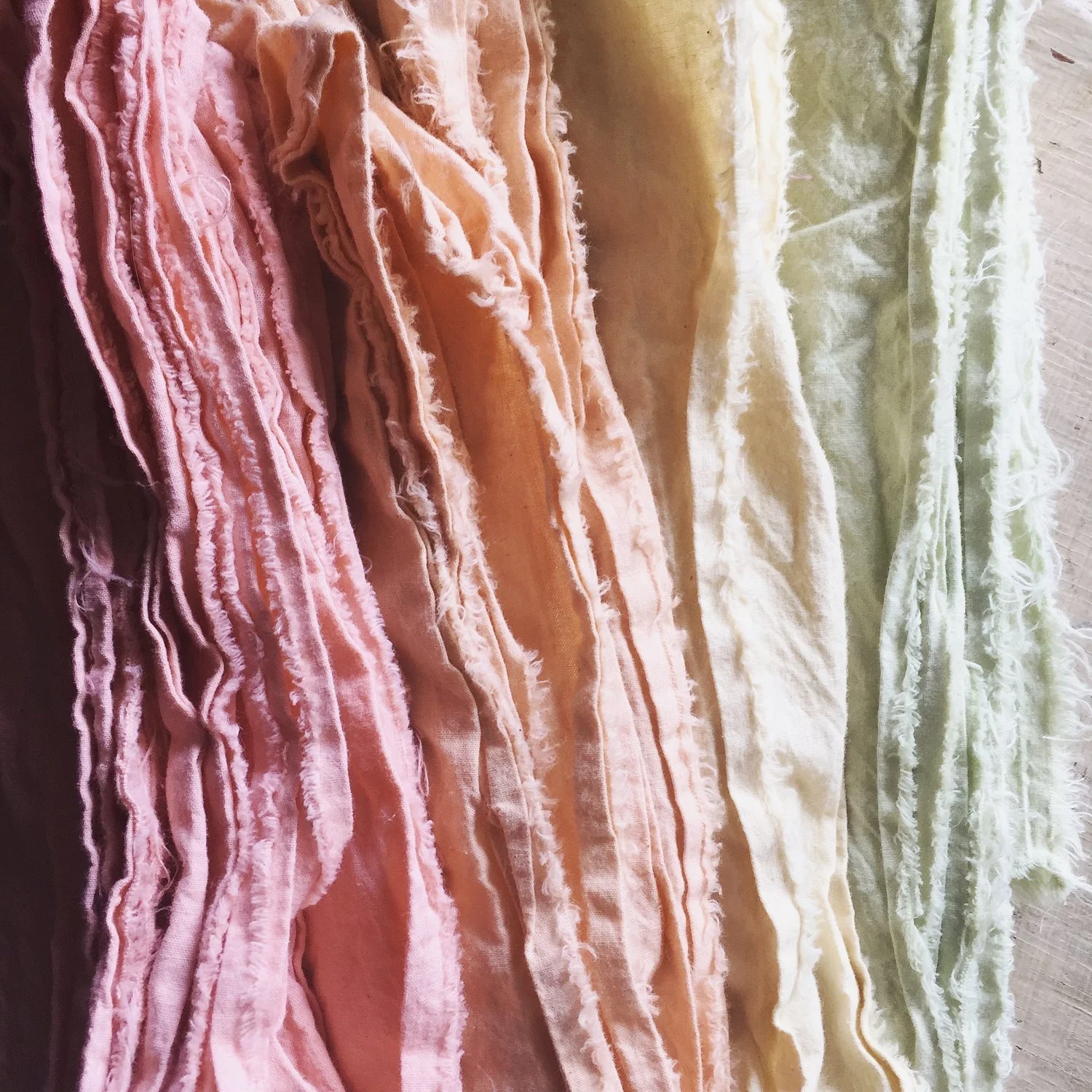 naturally dyed cotton by Untold Imprint