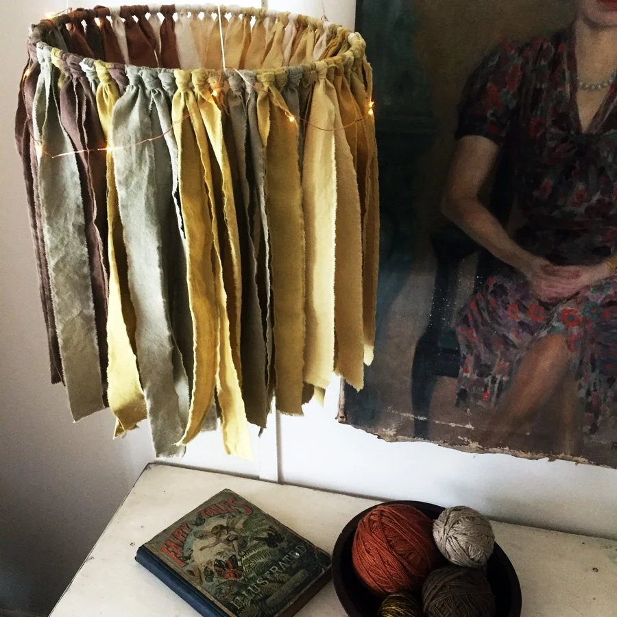 naturally dyed mobile by Untold Imprint for Loop London