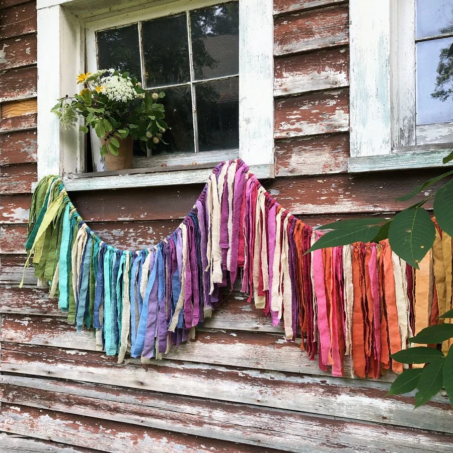 full-spectrum handmade garland by Talufane