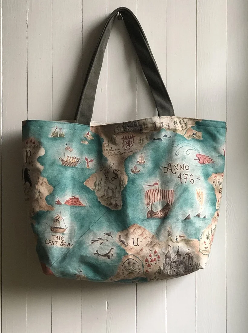 My Kingdom, My Crown map bag by Talufane