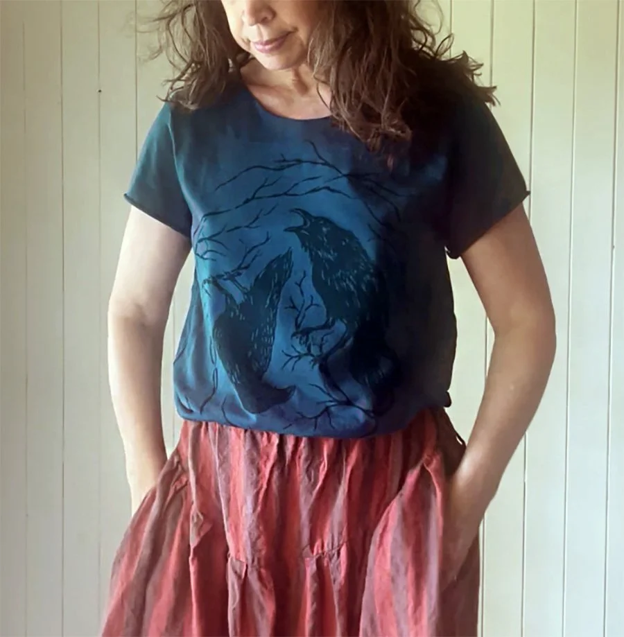 Ravens deep teal tee by Talufane