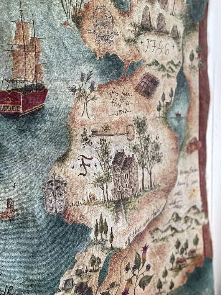 Outlander-inspired tapestry wall hanging by Talufane