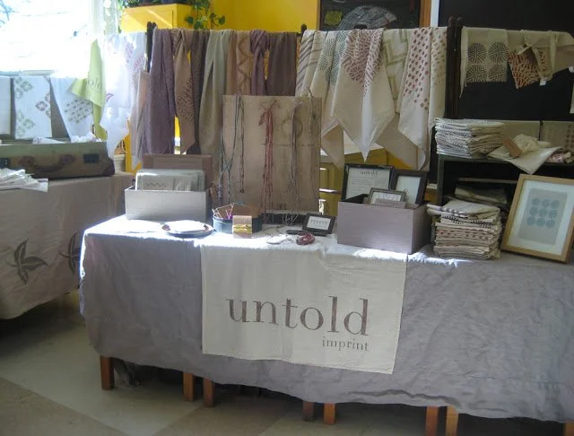 untold imprint booth at Philadelphia Waldorf Holiday Fair