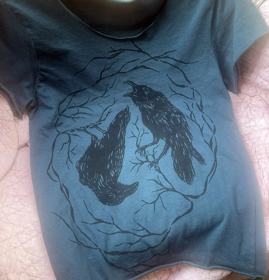 Ravens deep teal tee by Talufane