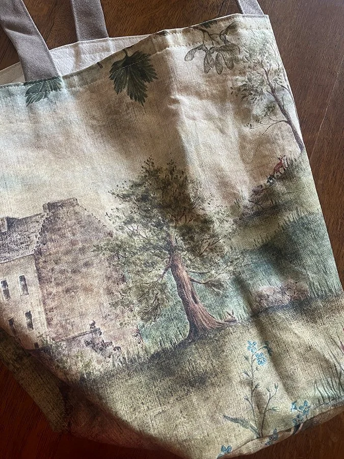 Through the Stones painting bag by Talufane