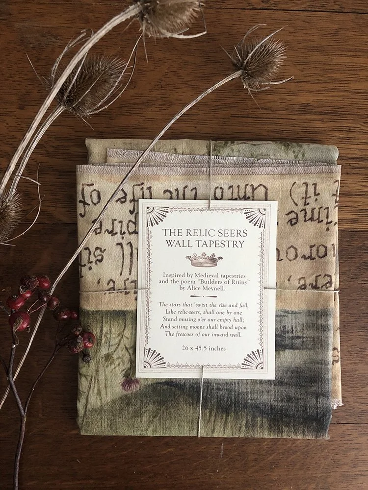 The Relic Seers wall Tapestry by Phoebe Stout for Talufane