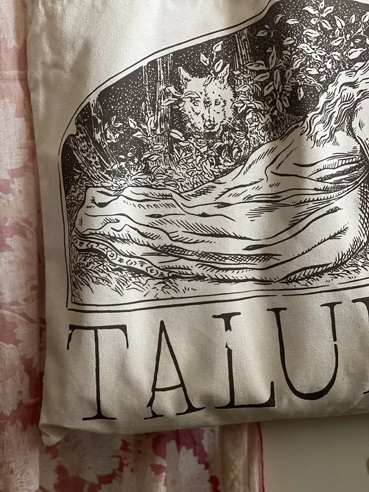 Talufane organic cotton tote bag