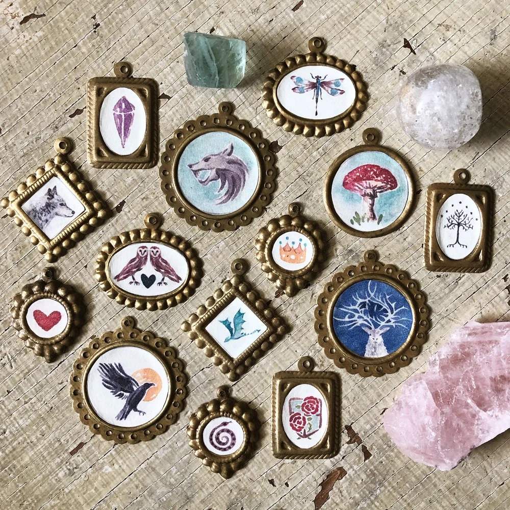 miniature paintings by Phoebe Stout of Talufane