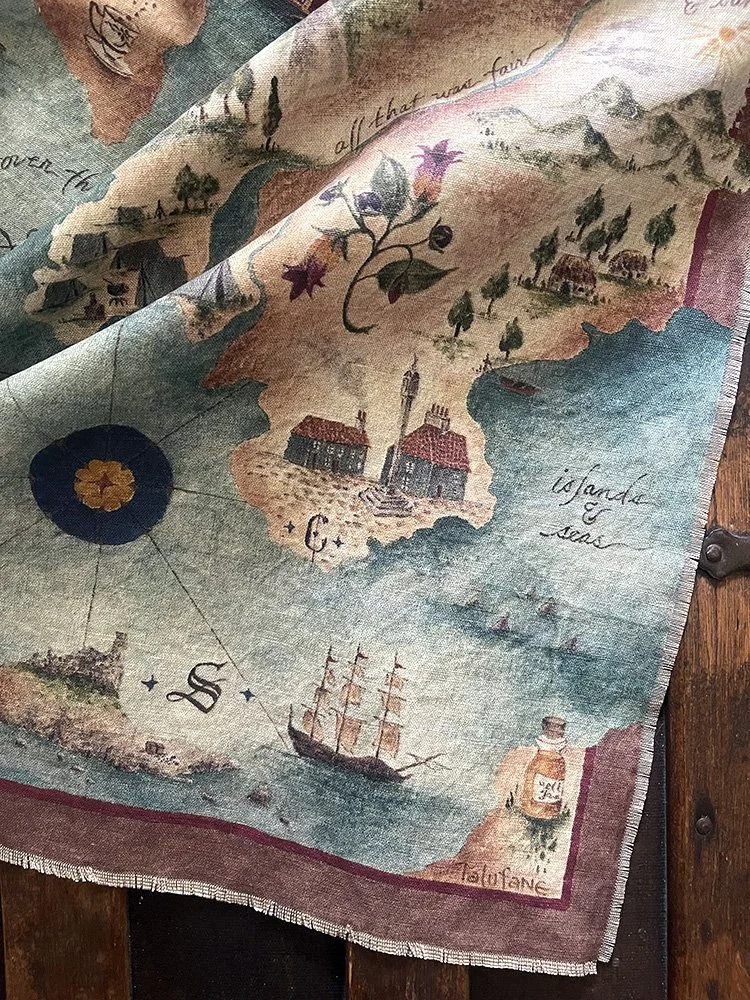 Outlander-inspired medieval map by Talufane