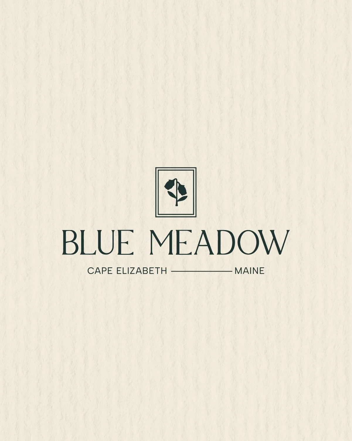 In case you missed it&hellip; Brand reveal for Blue Meadow🫐 An intentionally designed condominium community in Cape Elizabeth built around a simpler, more intentional way of living in Maine.

The goal with this brand was to create something that fel