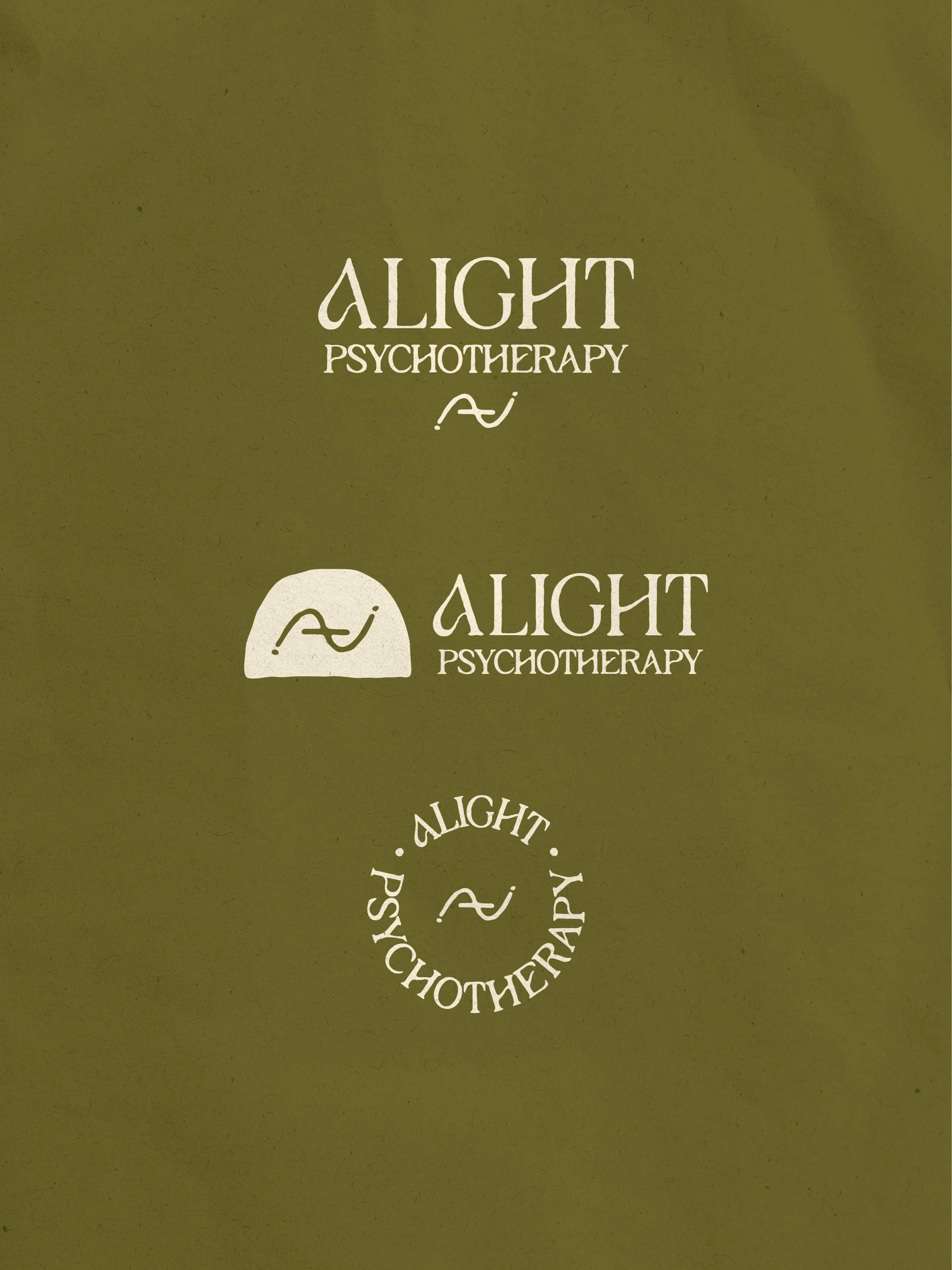 So excited to share the new look for @alightpsychotherapyak ☀️

This one was all about creating something that feels human. Organic, hand-drawn, grounded, and full of movement, with little imperfections that make it feel warm and approachable🤍

The 
