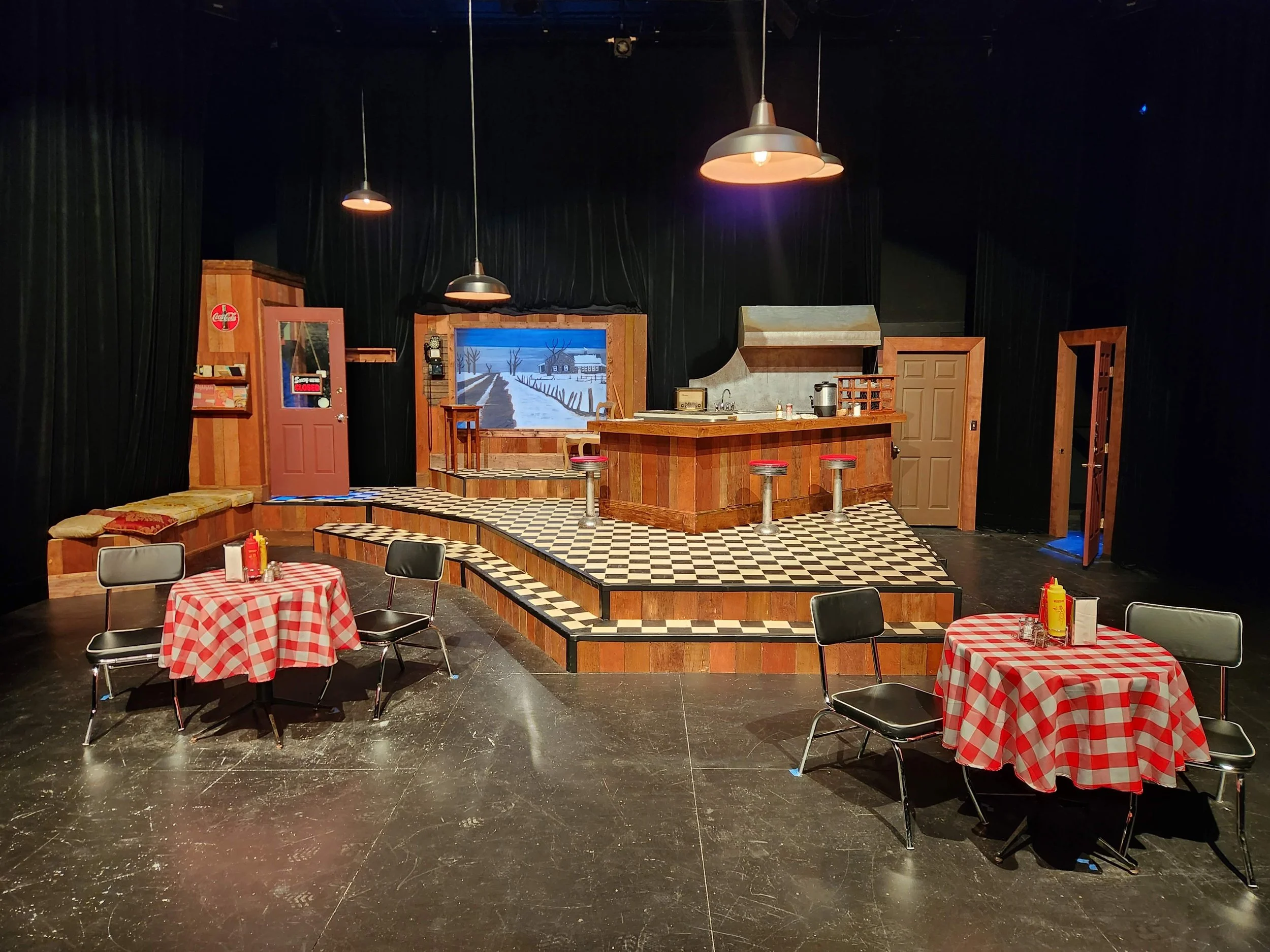 Bus Stop, set design and construction by NT.