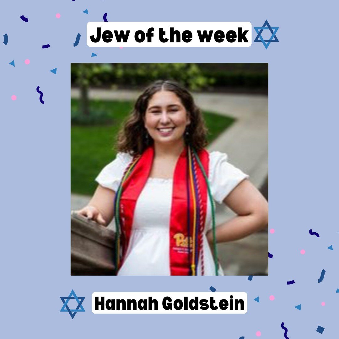For the last jew of the week of this school year, two seniors have won! Max Cohen and Hannah Goldstein! We have truly enjoyed seeing them at Chabad all year and can't believe they are already graduating! We know you two are going to do amazing things